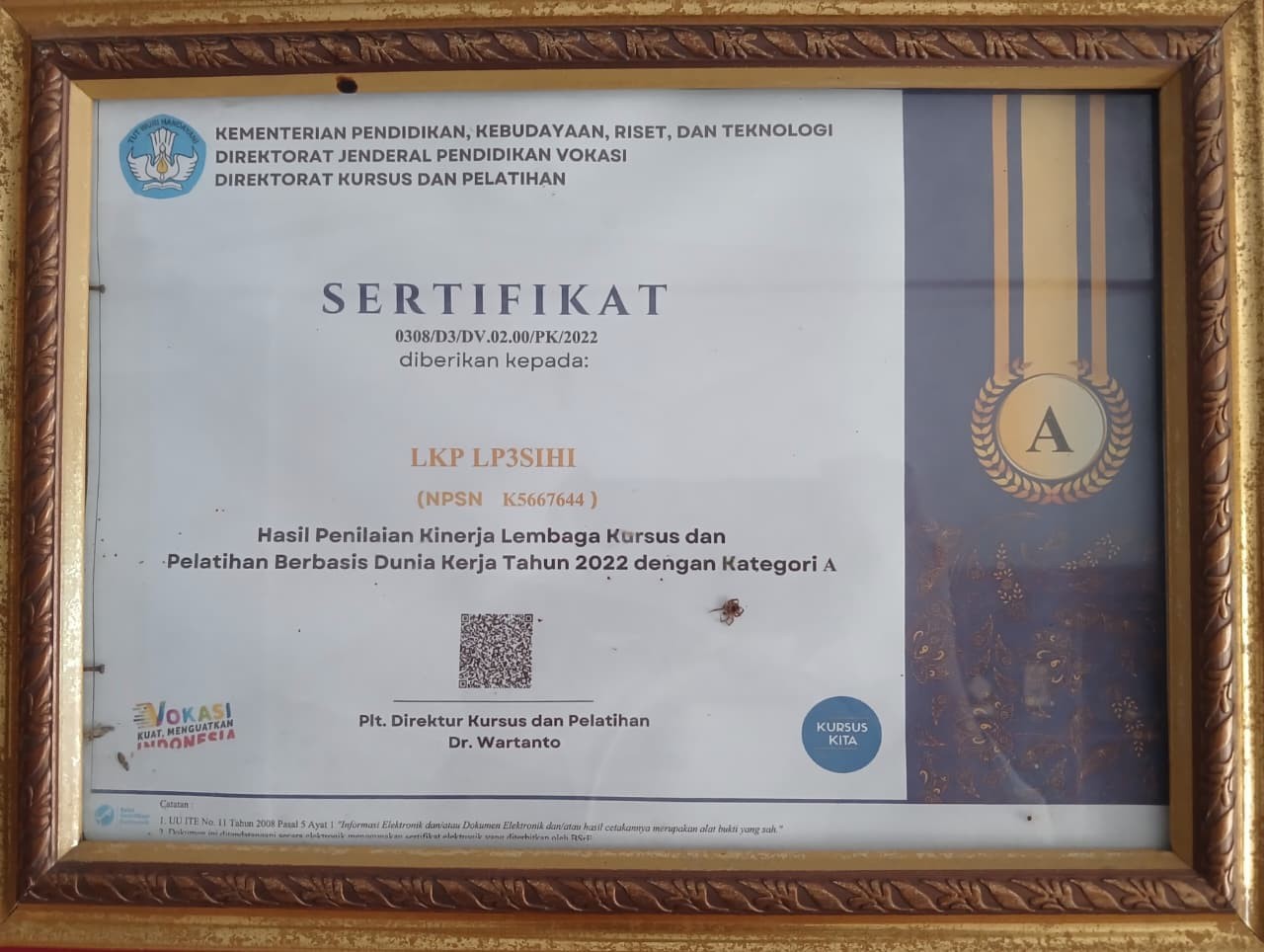 Sertifikat Akreditasi